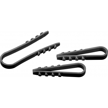 Дюбель-хомут NAVIGATOR 11-18мм нейлон черный (50 шт) Дюбель-хомут NAVIGATOR 11-18мм нейлон черный (50 шт)