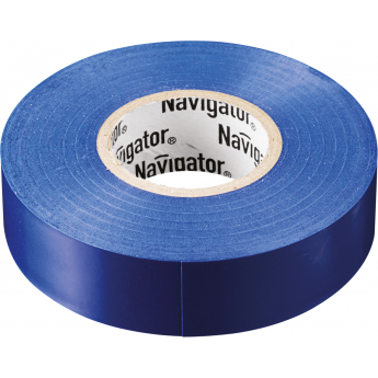 Синяя изолента ПВХ NAVIGATOR 15мм 20м