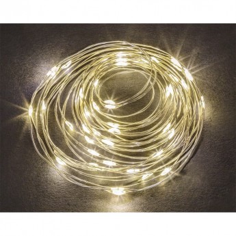 Гирлянда NAVIGATOR с микросветодиодами серии NGF-SM01-10WW-10-1.2m-2AA-SL-IP20 Гирлянда NAVIGATOR с микросветодиодами серии NGF-SM01-10WW-10-1.2m-2AA-SL-IP20