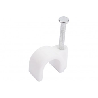 Скоба NAVIGATOR 7мм круглая пластиковая (50шт)