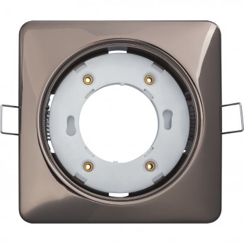 Встраиваемый декоративный поворотный светильник NAVIGATOR серии NGX NGX-S2-005-GX53 квадрат, черный хром