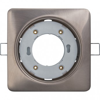 Встраиваемый декоративный поворотный светильник NAVIGATOR серии NGX NGX-S2-004-GX53 квадрат, сатин-хром